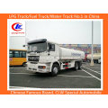 10 Rueda 25000 Litros Shacman Transporte de petróleo pesado Tanque de combustible Camión